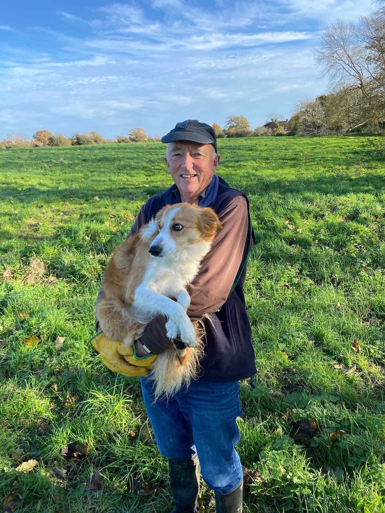 Volunteer Ranger Steve Baldwin with his dog Maddy