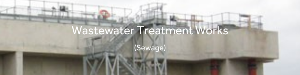 waste water treatment works sewage